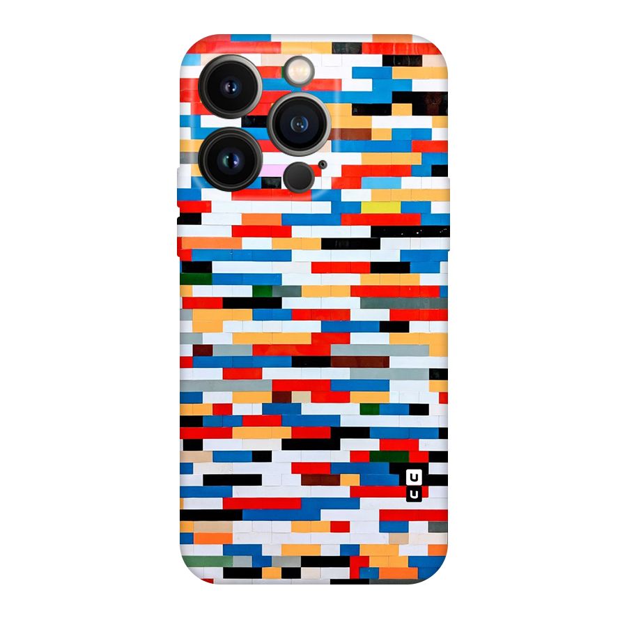 Cool Colors Collage Pattern Art Original Polycarbonate Back Case for iPhone 14 Pro