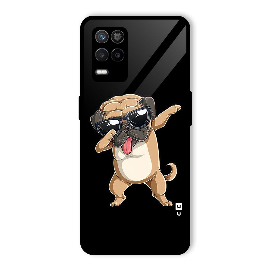 Cool Dab Dog Glass Back Case for Realme 8s 5G