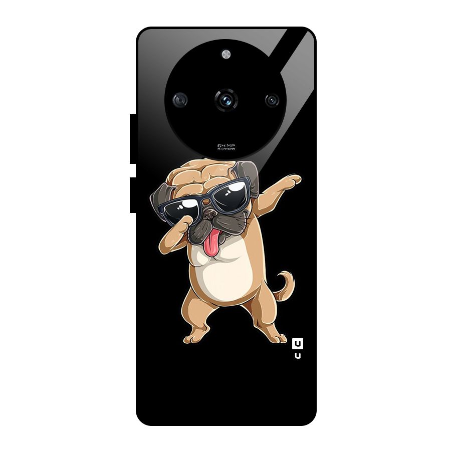 Cool Dab Dog Glass Back Case for Realme Narzo 60 5G