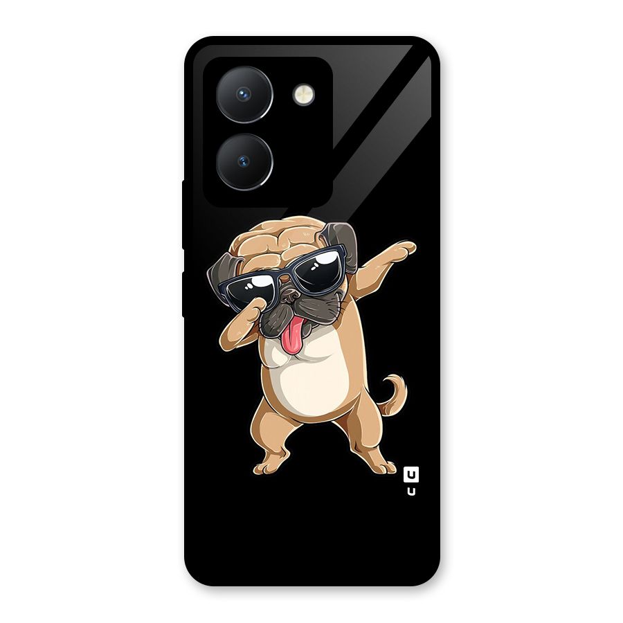Cool Dab Dog Glass Back Case for Vivo Y36