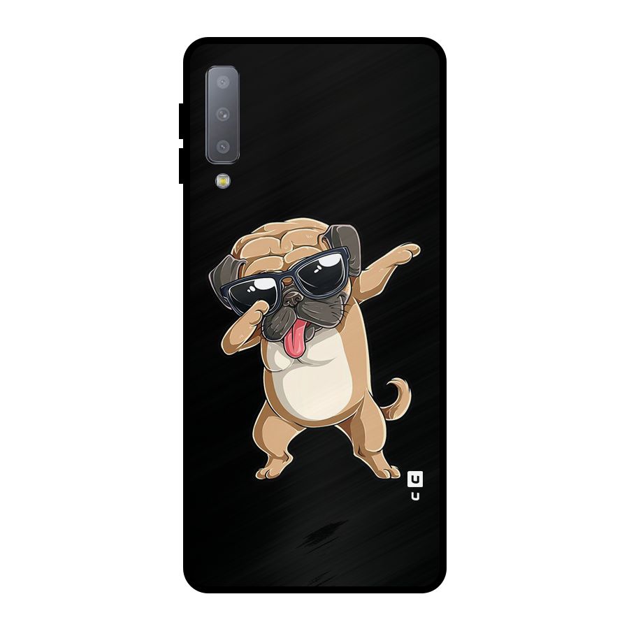 Cool Dab Dog Metal Back Case for Galaxy A7 (2018)