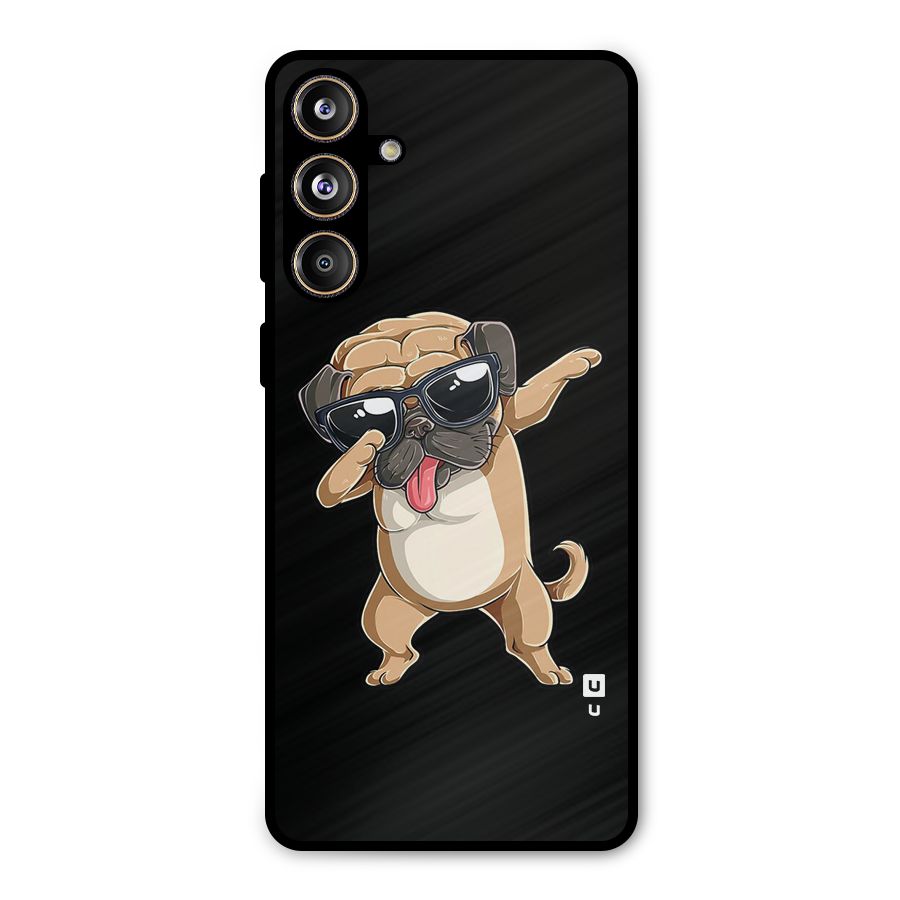 Cool Dab Dog Metal Back Case for Galaxy F55