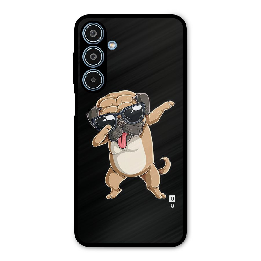 Cool Dab Dog Metal Back Case for Galaxy M35
