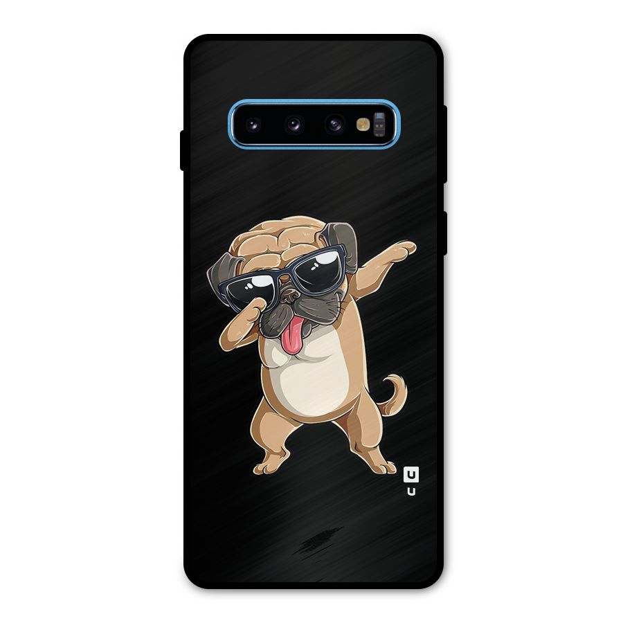 Cool Dab Dog Metal Back Case for Galaxy S10