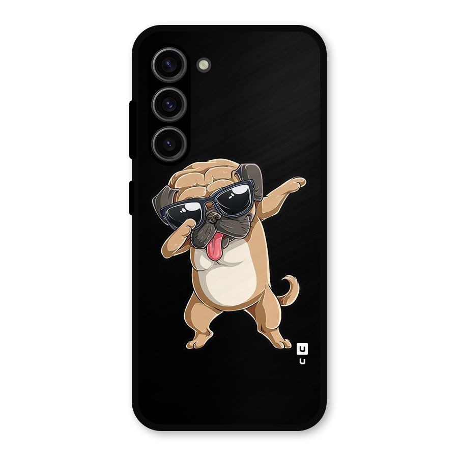 Cool Dab Dog Metal Back Case for Galaxy S23