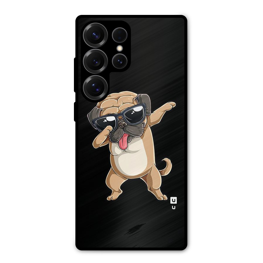 Cool Dab Dog Metal Back Case for Galaxy S25 Ultra