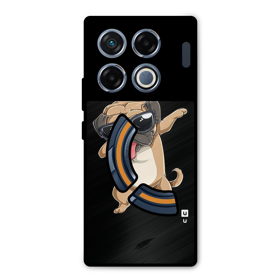 Cool Dab Dog Metal Back Case for Infinix GT 20 Pro