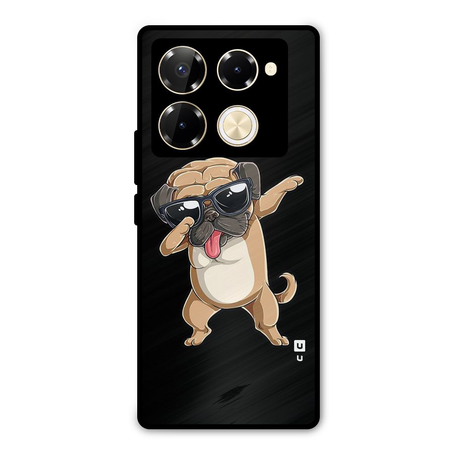 Cool Dab Dog Metal Back Case for Infinix Note 40 Pro