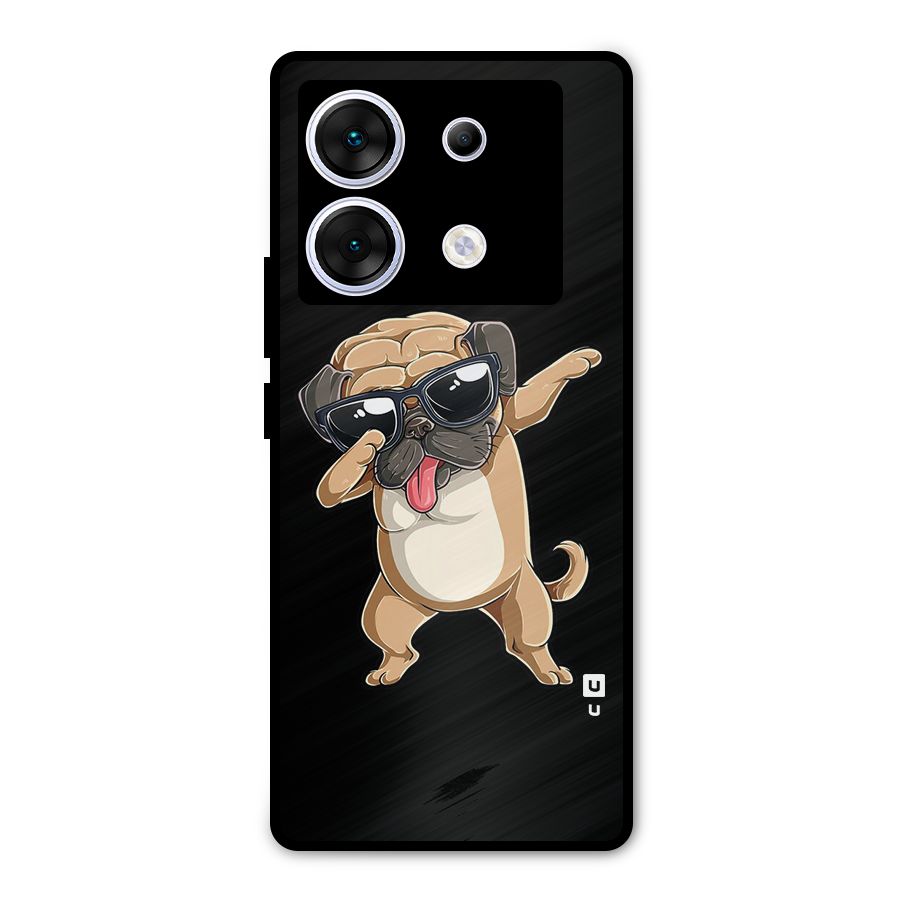 Cool Dab Dog Metal Back Case for Infinix Zero 30 5G