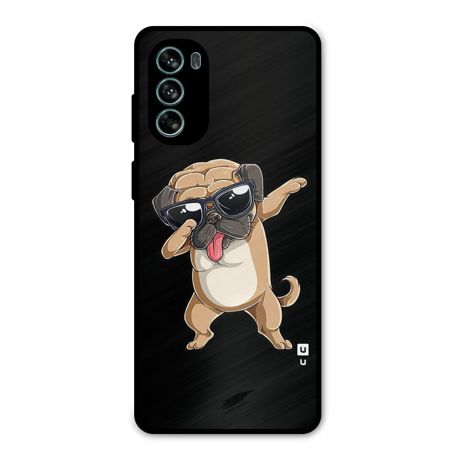 Cool Dab Dog Metal Back Case for Moto G62