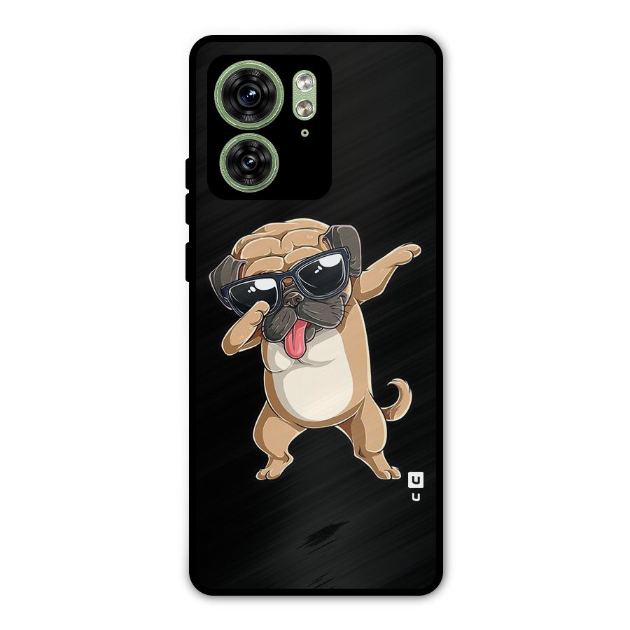 Cool Dab Dog Metal Back Case for Motorola Edge 40 5G