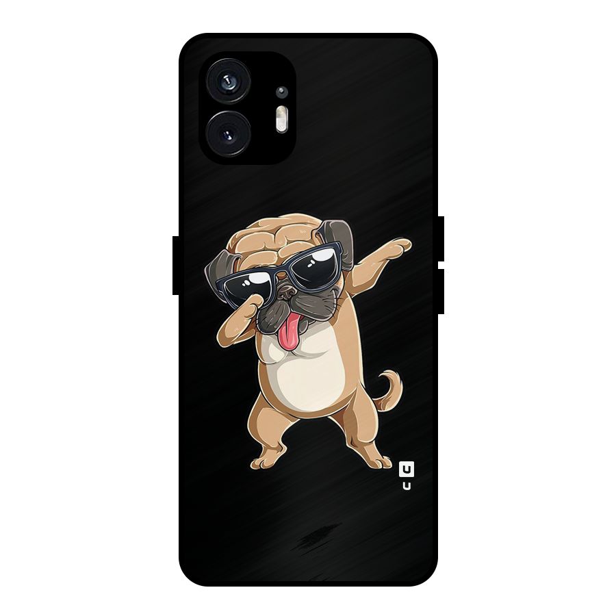 Cool Dab Dog Metal Back Case for Nothing Phone 2