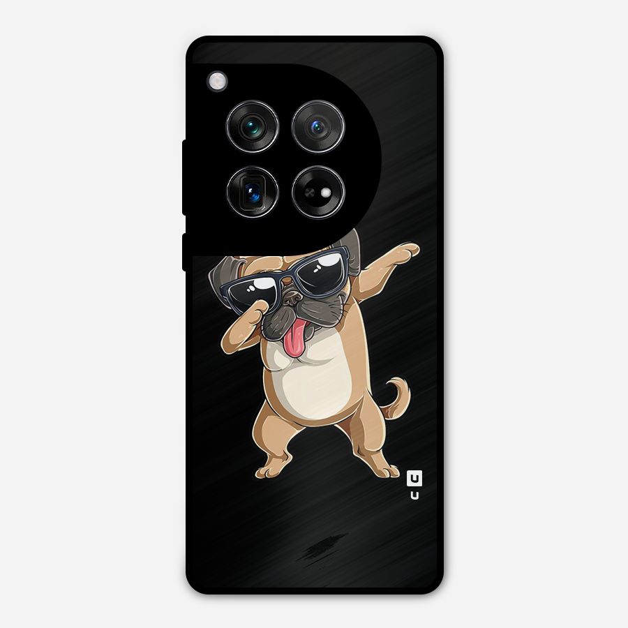 Cool Dab Dog Metal Back Case for OnePlus 12