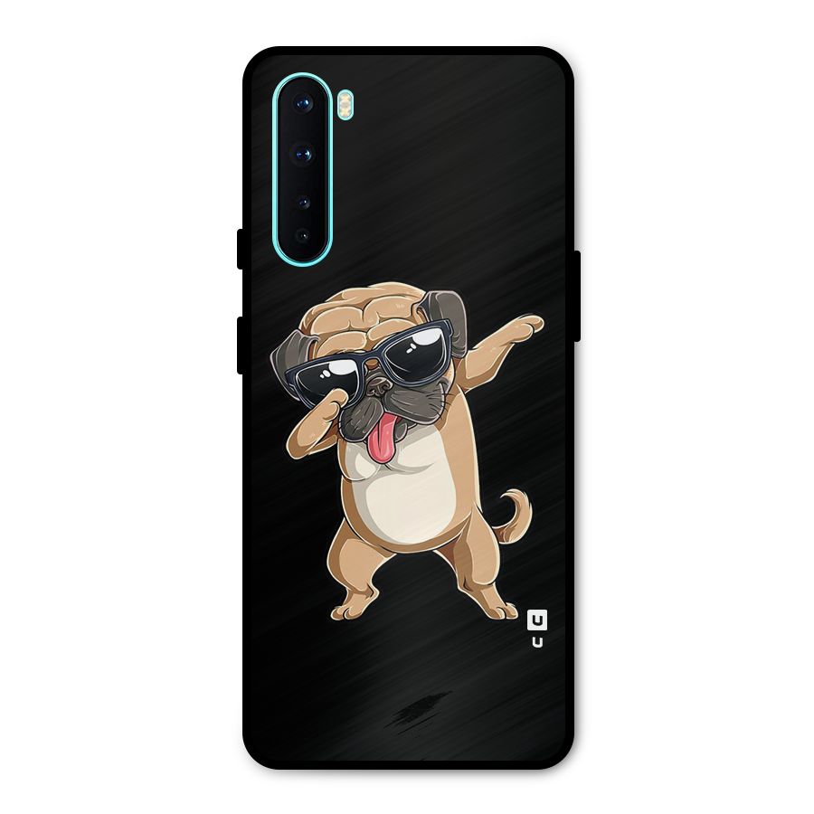 Cool Dab Dog Metal Back Case for OnePlus Nord