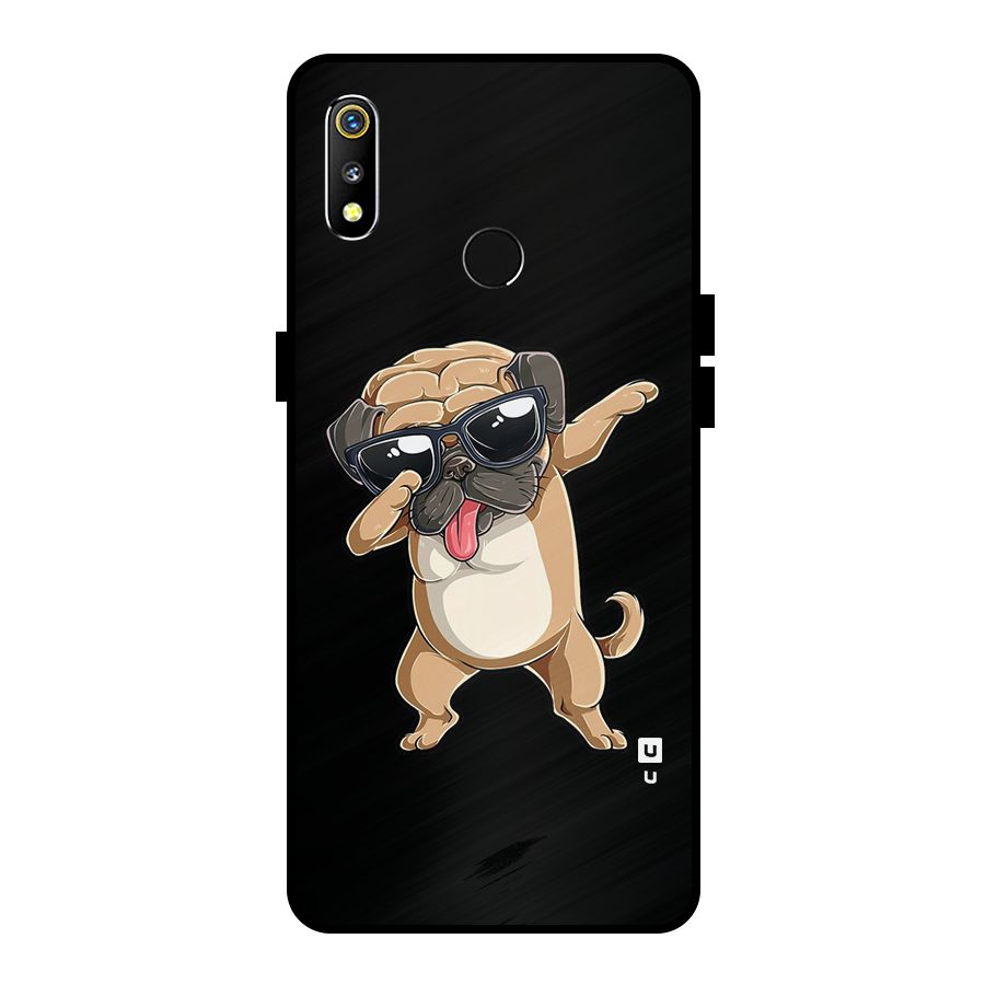 Cool Dab Dog Metal Back Case for Realme 3i