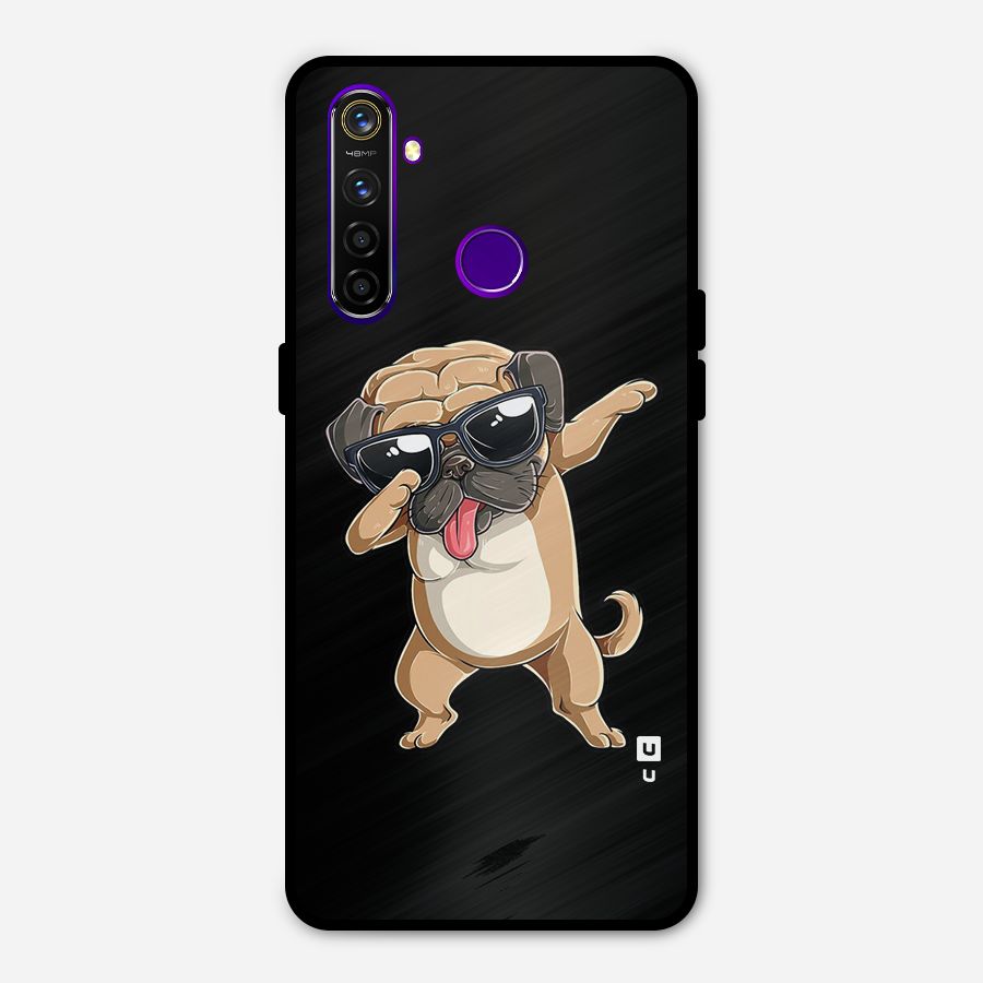 Cool Dab Dog Metal Back Case for Realme 5 Pro
