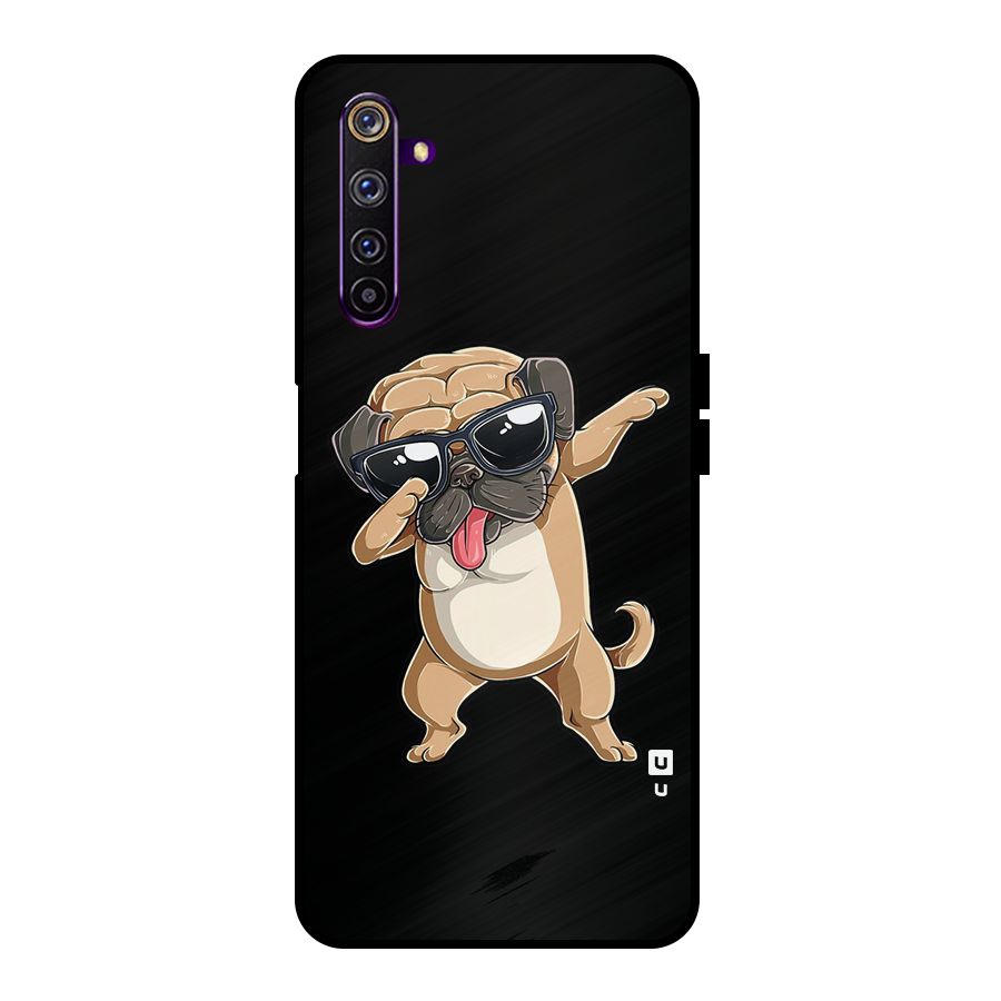 Cool Dab Dog Metal Back Case for Realme 6 Pro