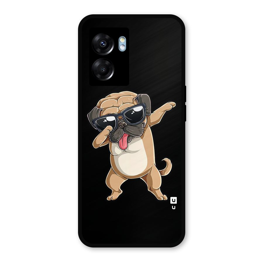 Cool Dab Dog Metal Back Case for Realme Narzo 50 5G