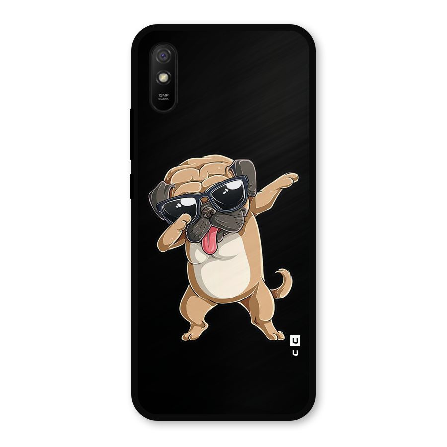 Cool Dab Dog Metal Back Case for Redmi 9a