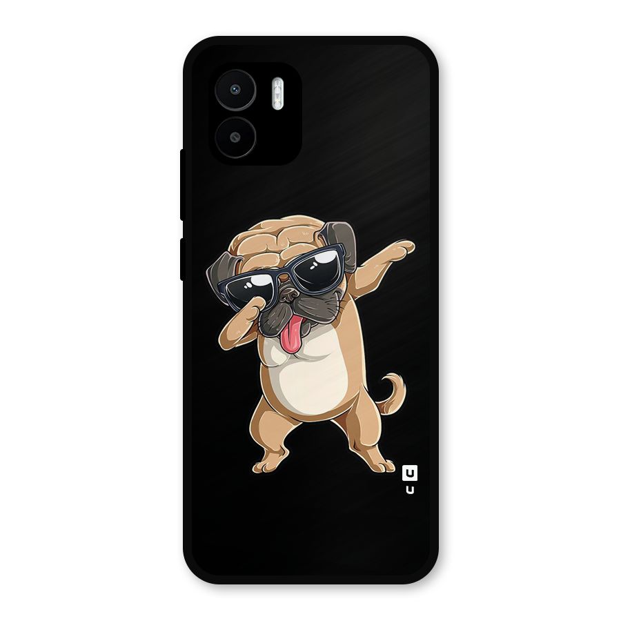 Cool Dab Dog Metal Back Case for Redmi A2