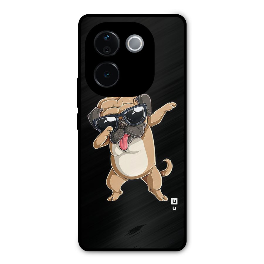 Cool Dab Dog Metal Back Case for Vivo T3 Pro