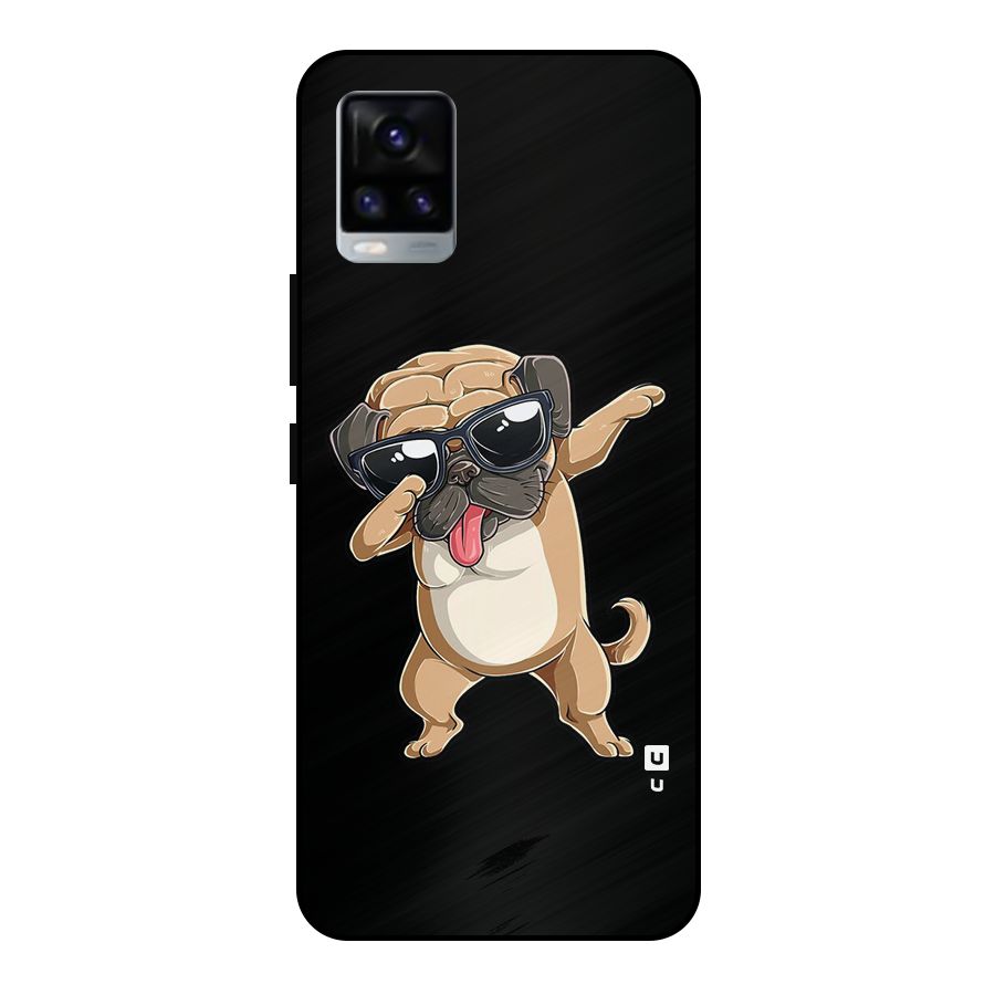 Cool Dab Dog Metal Back Case for Vivo V20