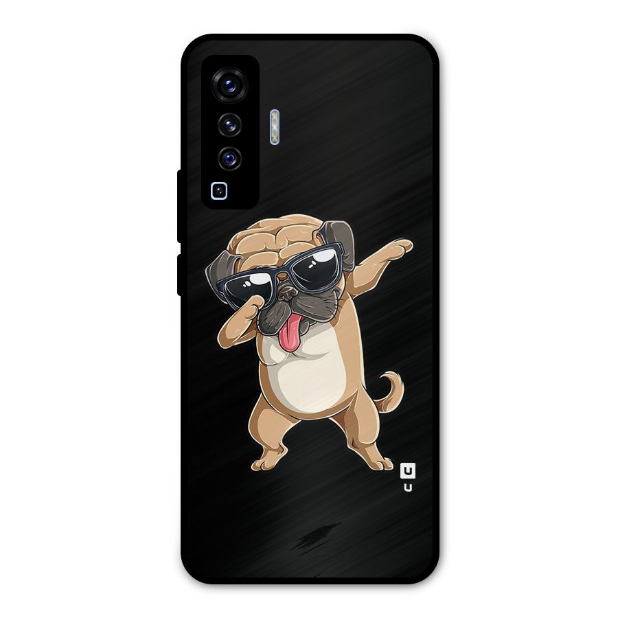 Cool Dab Dog Metal Back Case for Vivo X50