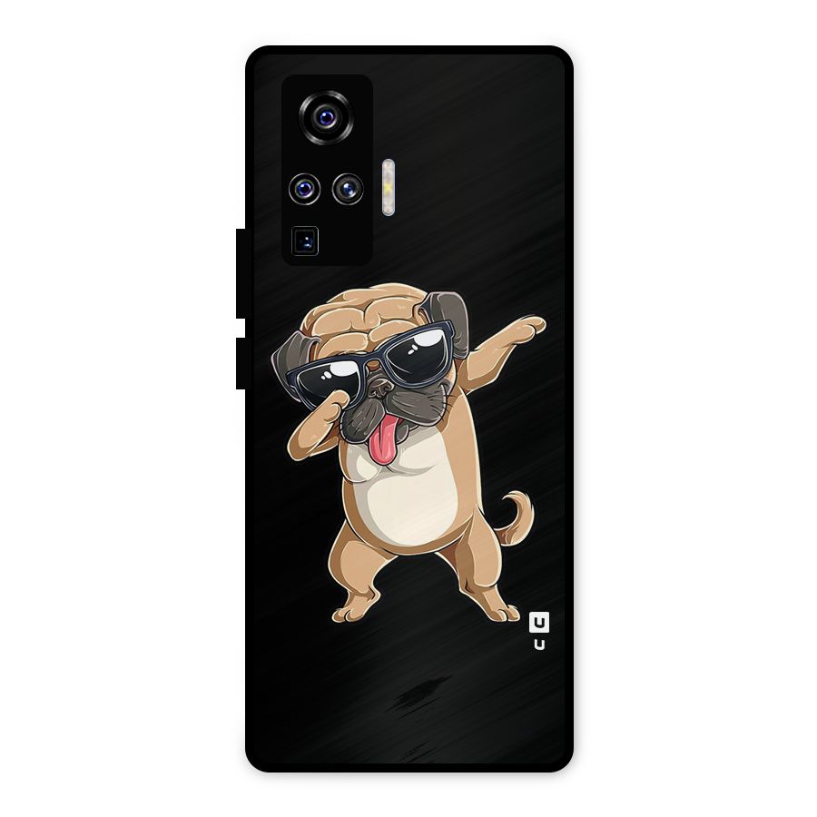 Cool Dab Dog Metal Back Case for Vivo X50 Pro