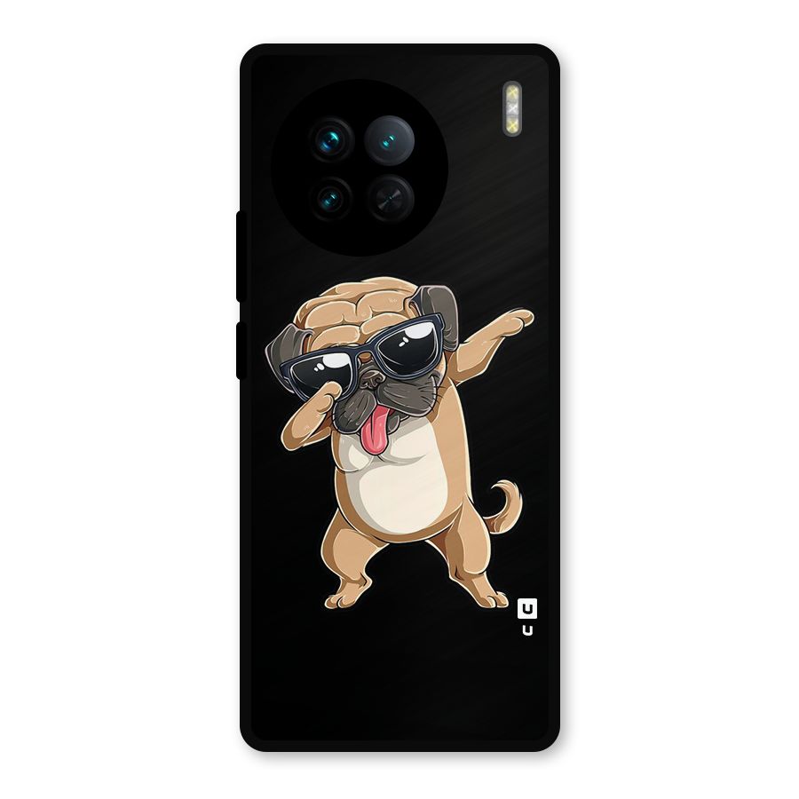 Cool Dab Dog Metal Back Case for Vivo X90