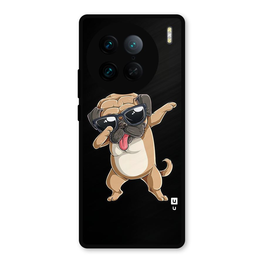 Cool Dab Dog Metal Back Case for Vivo X90 Pro