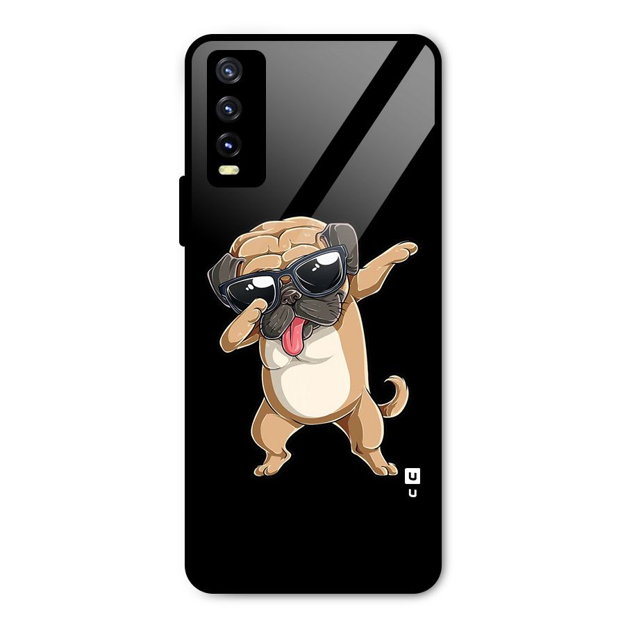 Cool Dab Dog Metal Back Case for Vivo Y20g
