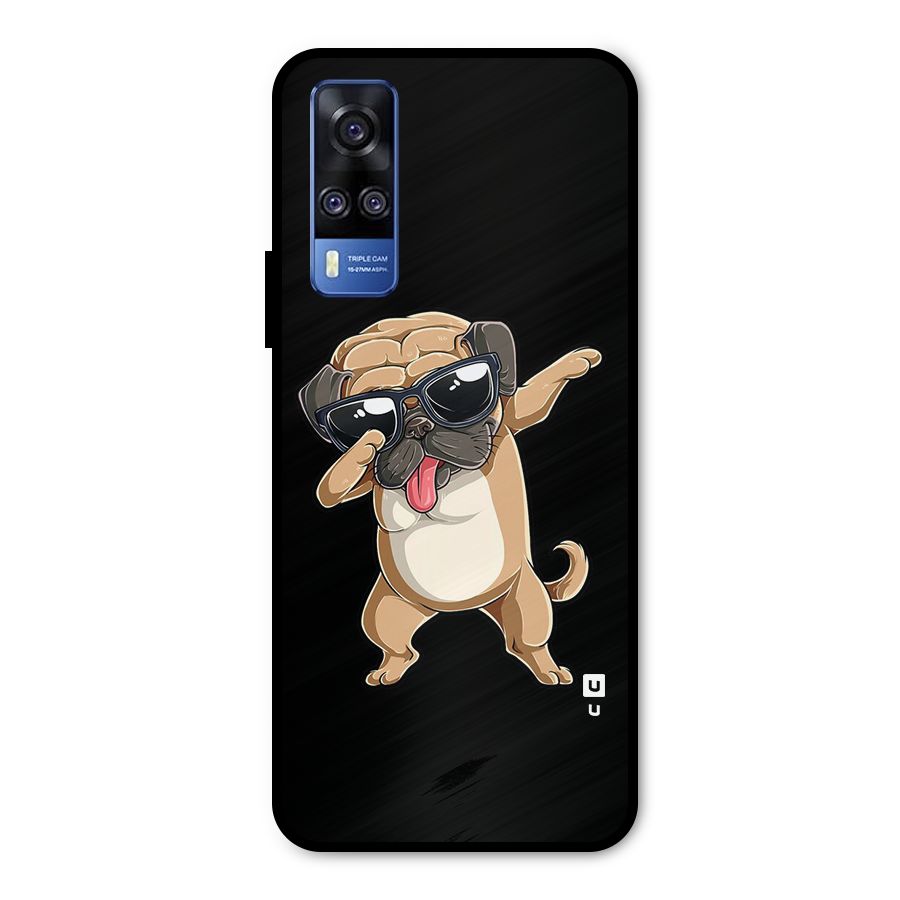 Cool Dab Dog Metal Back Case for Vivo Y51A
