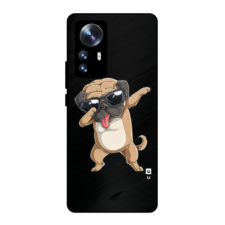 Cool Dab Dog Metal Back Case for Xiaomi 12 Pro