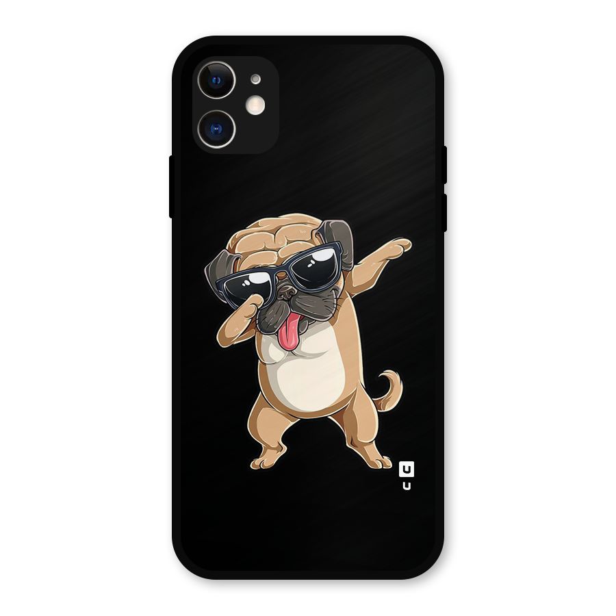 Cool Dab Dog Metal Back Case for iPhone 11