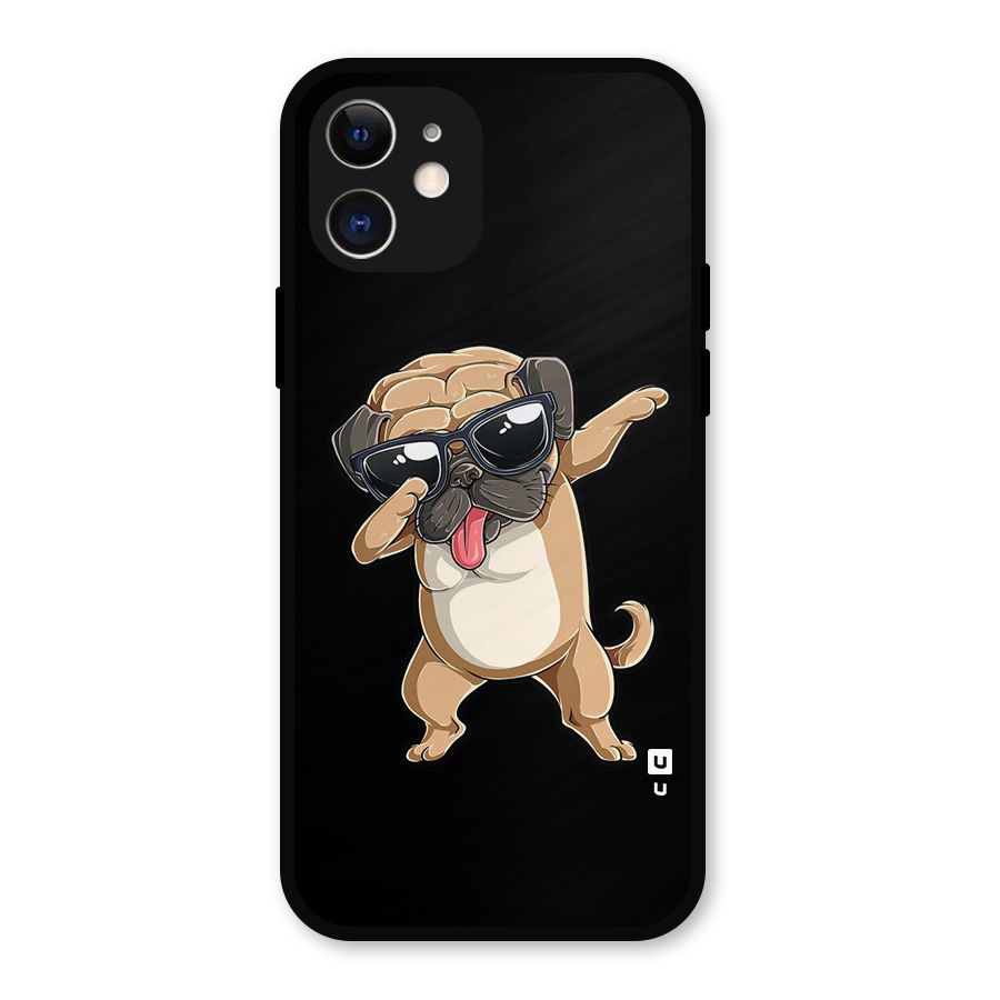 Cool Dab Dog Metal Back Case for iPhone 12