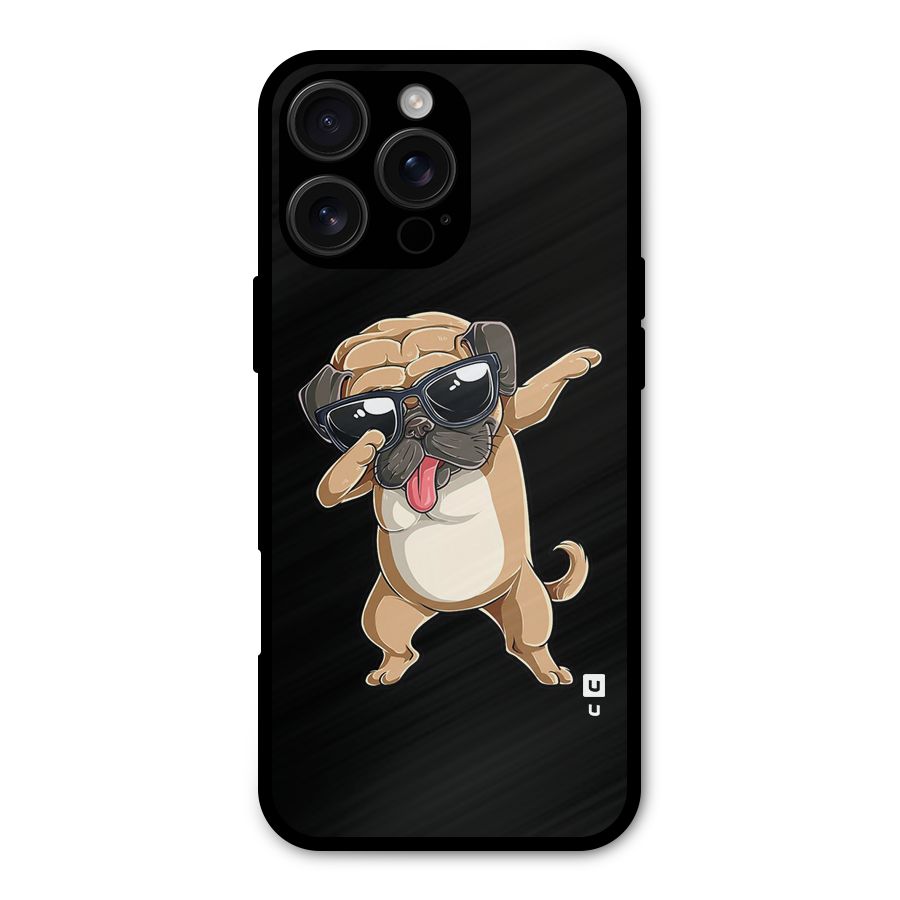 Cool Dab Dog Metal Back Case for iPhone 16 Pro Max