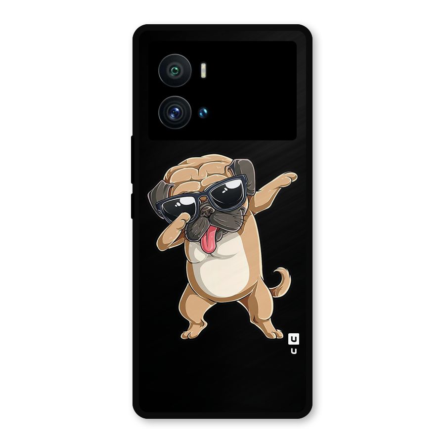 Cool Dab Dog Metal Back Case for iQOO 9 Pro