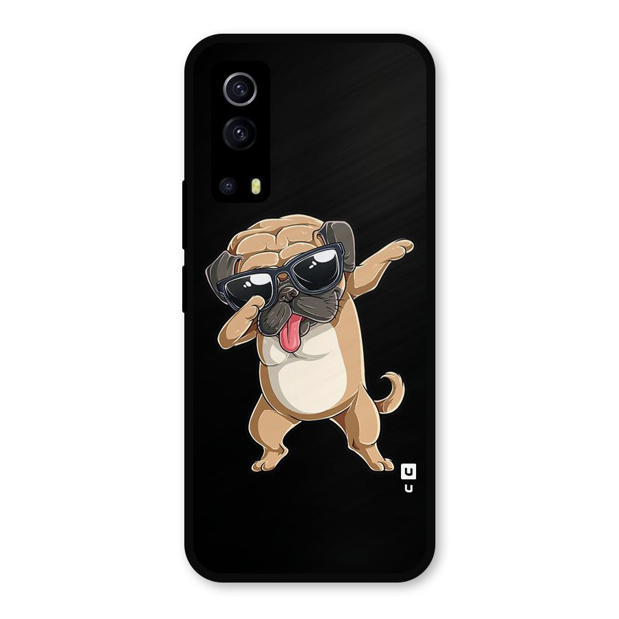 Cool Dab Dog Metal Back Case for iQOO Z3
