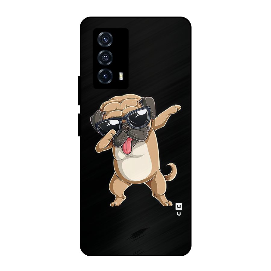 Cool Dab Dog Metal Back Case for iQOO Z5