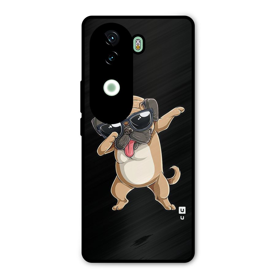 Cool Dab Dog Metal Back Case for iQOO Z9s