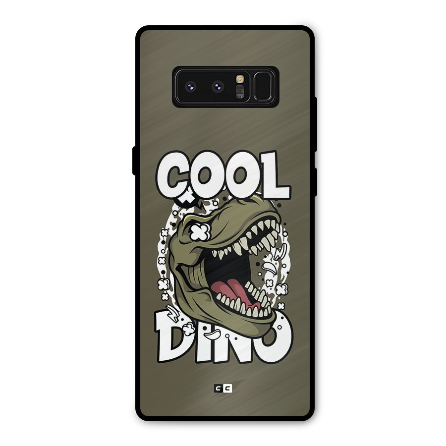 Cool Dino Metal Back Case for Galaxy Note 8