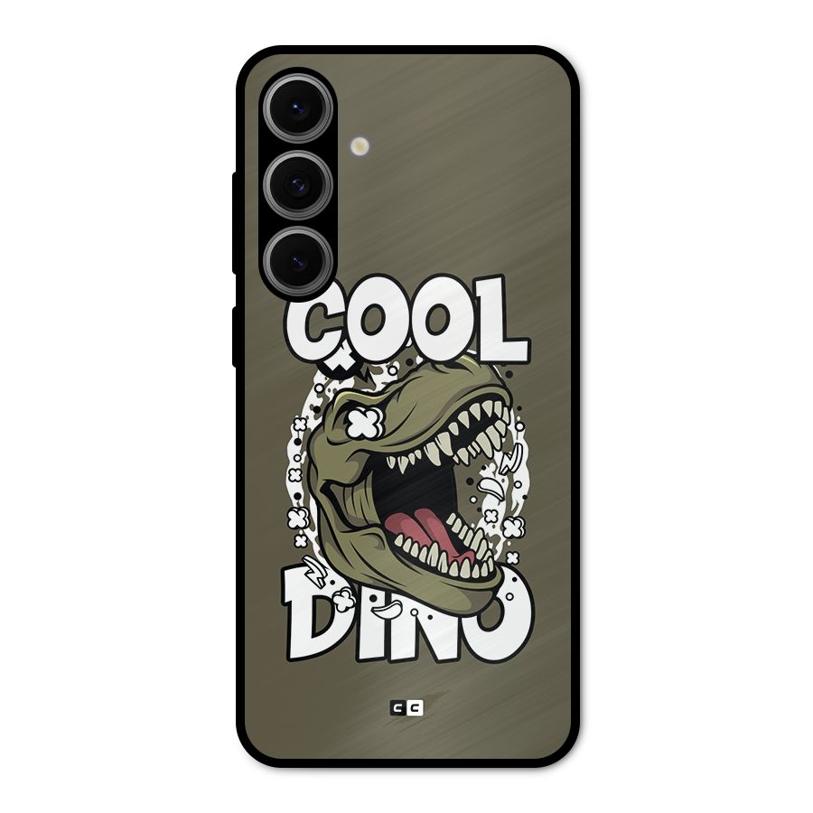 Cool Dino Metal Back Case for Galaxy S24 FE