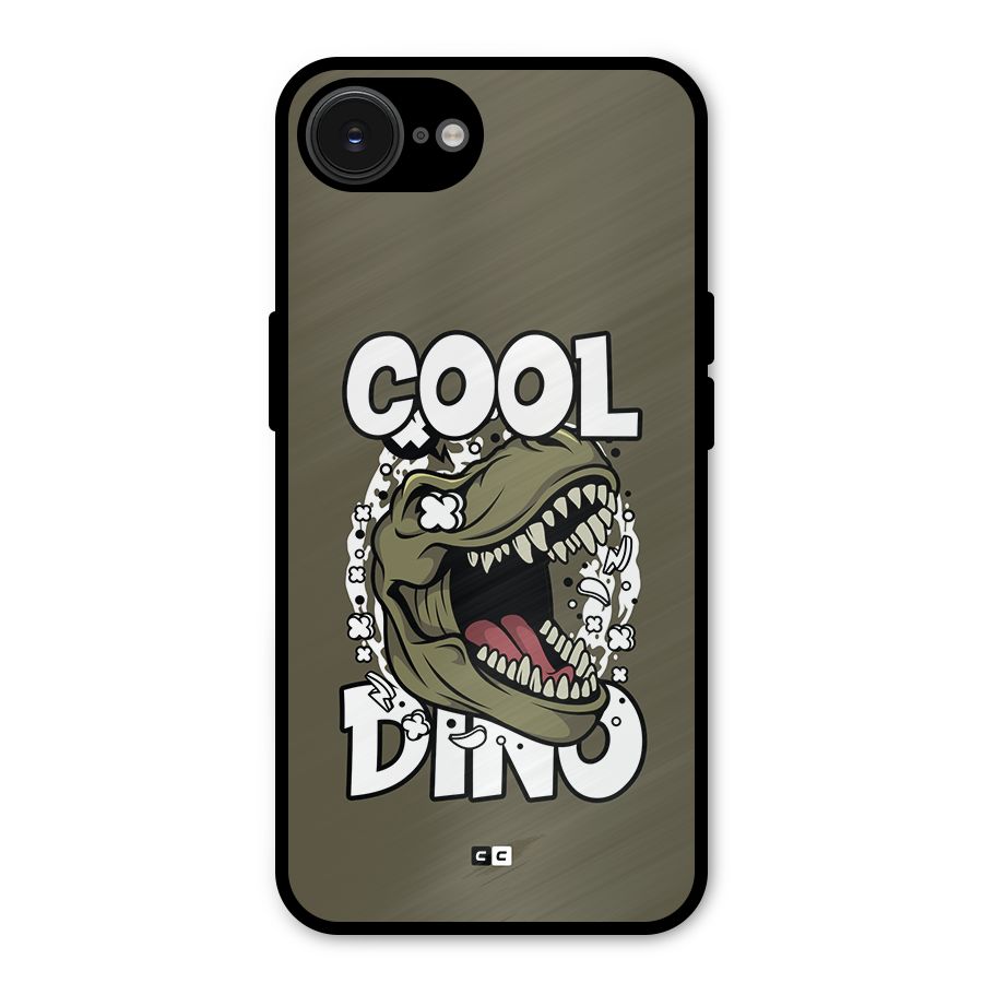 Cool Dino Metal Back Case for iPhone 16e