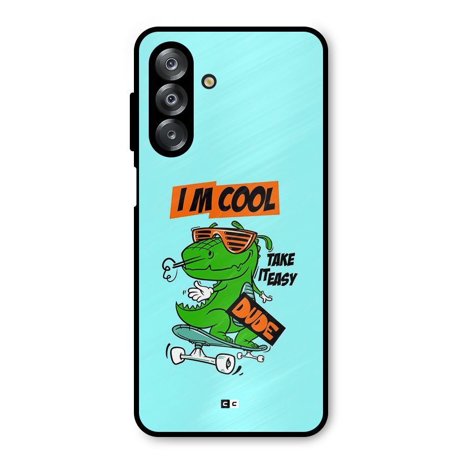Cool Dude Metal Back Case for Galaxy A26