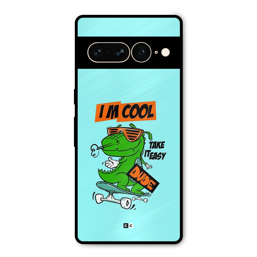 Cool Dude Metal Back Case for Google Pixel 7 Pro