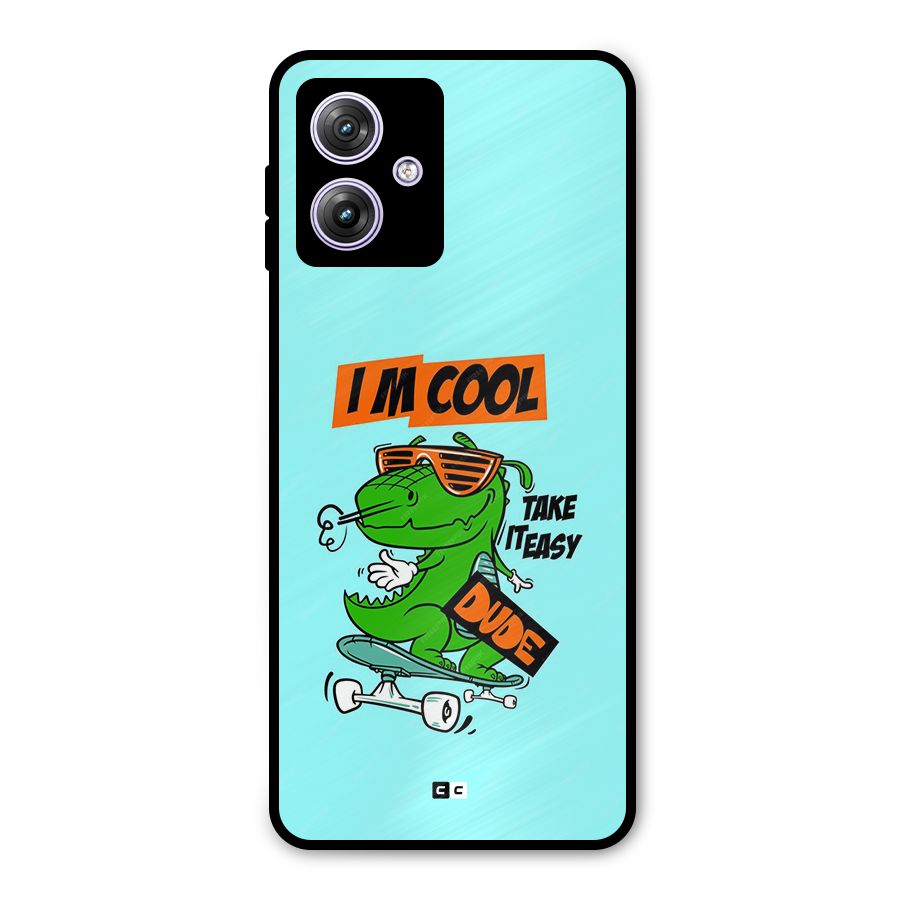 Cool Dude Metal Back Case for Moto G64