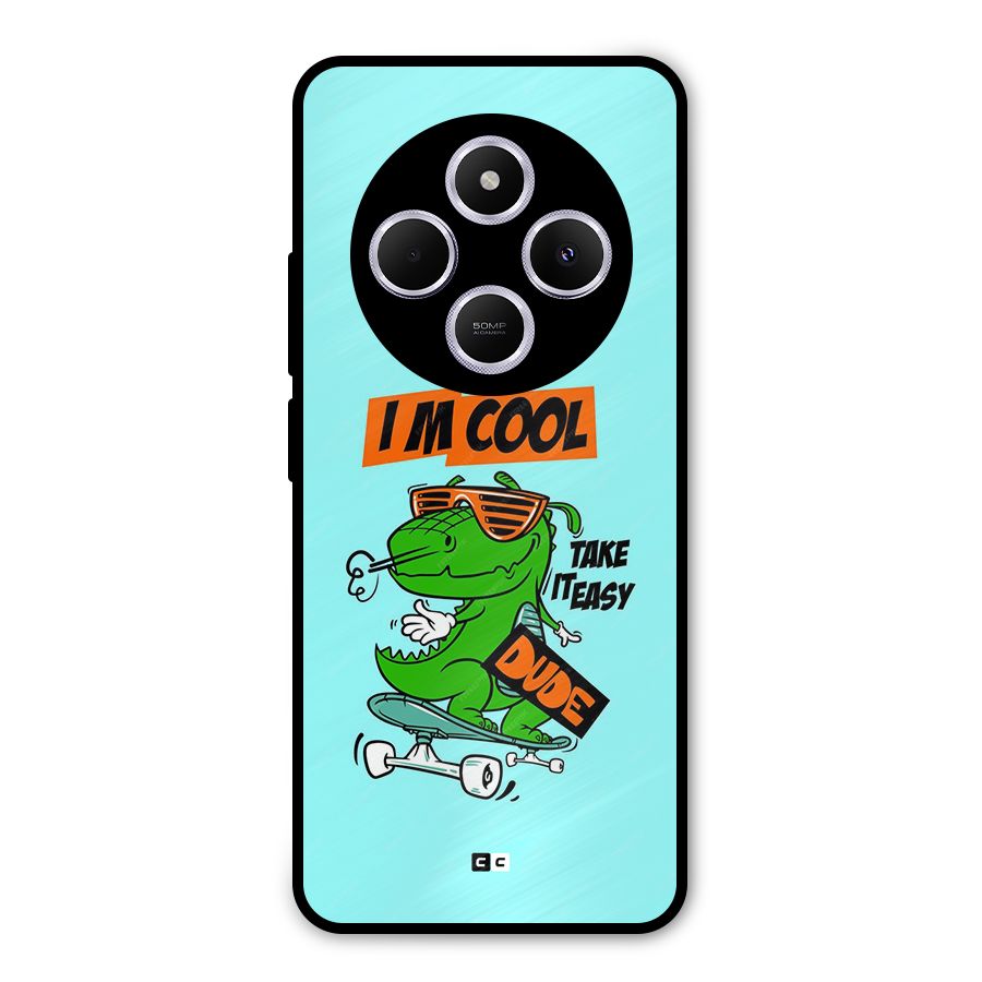 Cool Dude Metal Back Case for Redmi 14C