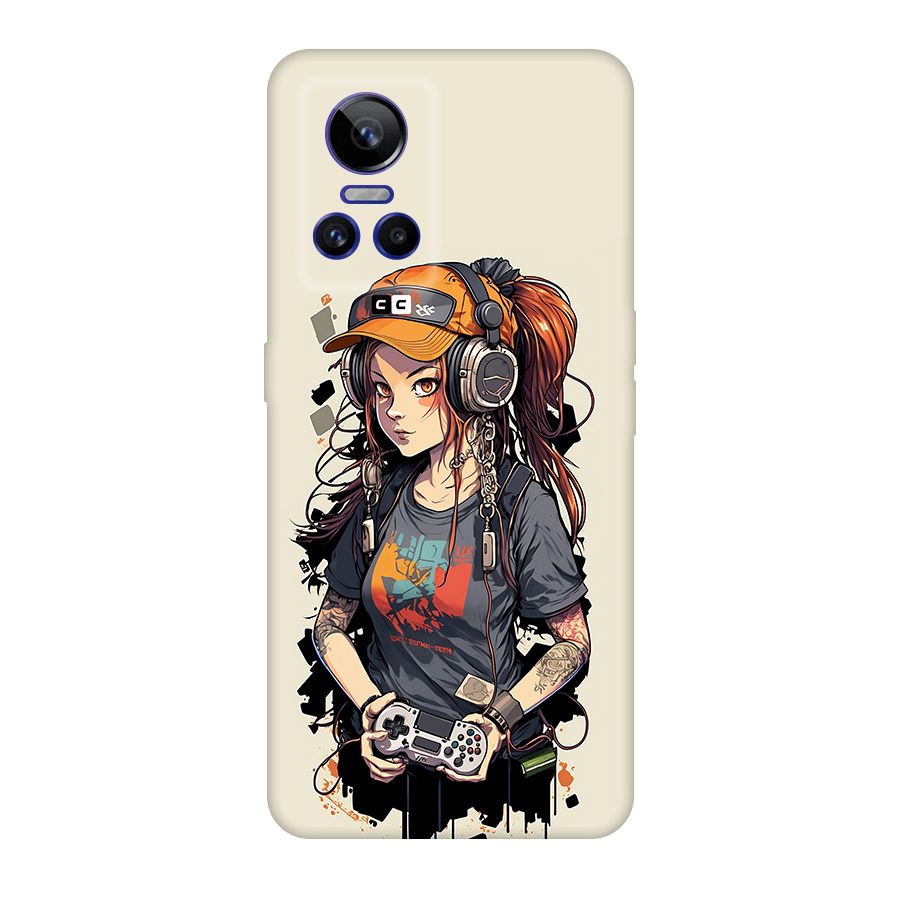 Cool Gamer Girl Original Polycarbonate Back Case for Realme GT Neo 3