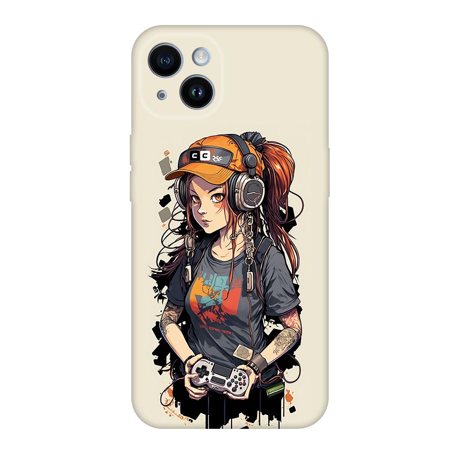 Cool Gamer Girl Original Polycarbonate Back Case for iPhone 14