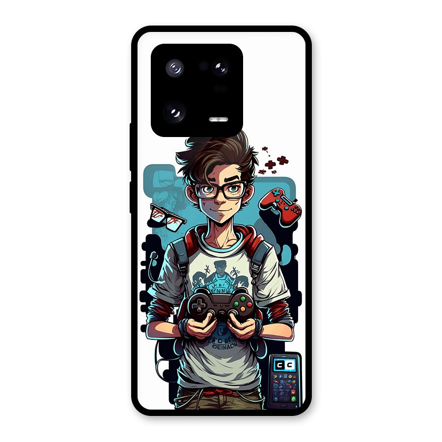 Cool Gamer Guy Glass Back Case for Xiaomi 13 Pro